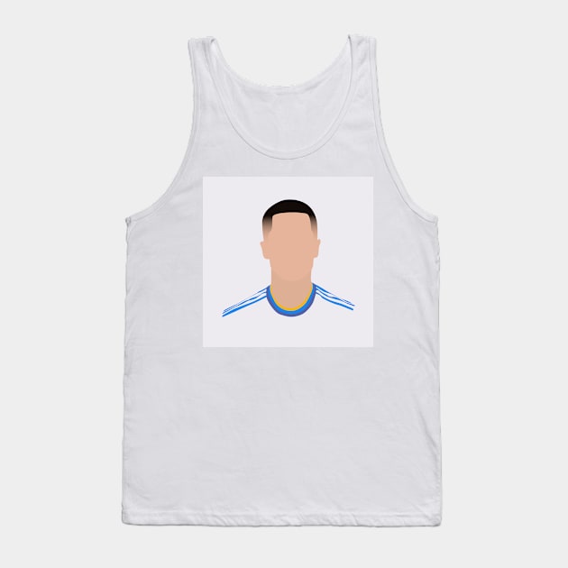 Eden Hazard Minimalistic Face Art Tank Top by GotchaFace